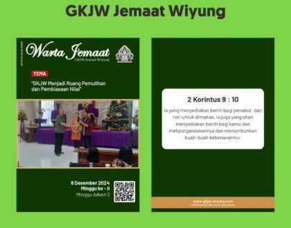 Warta Jemaat GKJW Wiyung - 08 Desember 2024