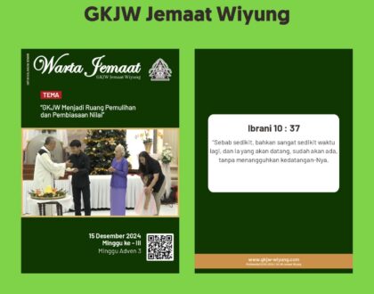 Warta Jemaat GKJW Wiyung - 15 Desember 2024