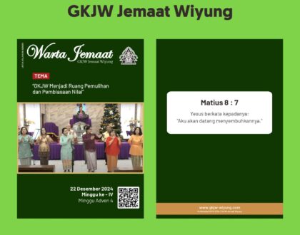 Warta Jemaat GKJW Wiyung - 22 Desember 2024